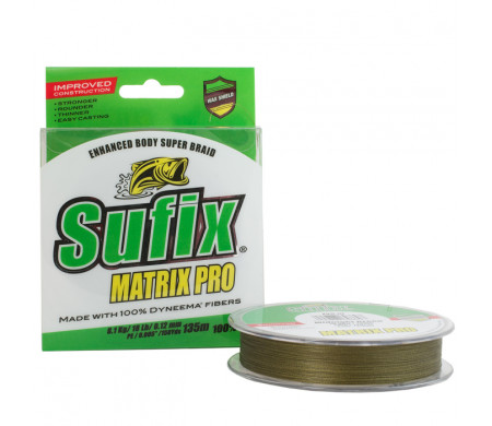 Леска Sufix Matrix Pro Multi Green 135м, 0,23мм