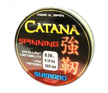 Леска Shimano Catana Spining 100 м*0,355мм*12,5 кг