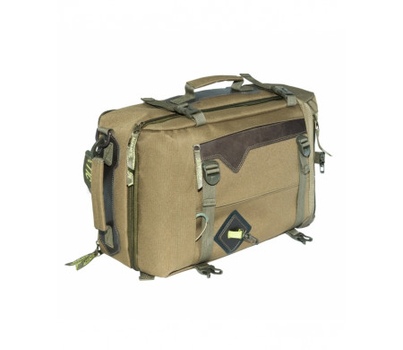 Сумка-рюкзак С-28 с кожаными накладками